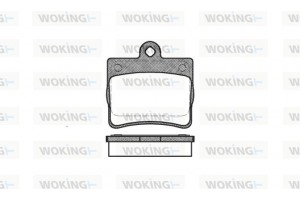 Woking Σετ τακάκια, Δισκόφρενα - P7303.00