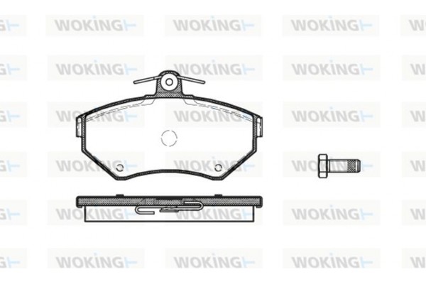 Woking Σετ τακάκια, Δισκόφρενα - P7313.00