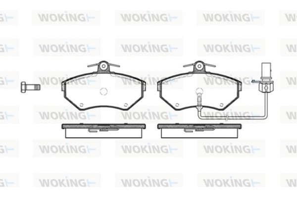 Woking Σετ τακάκια, Δισκόφρενα - P7313.12