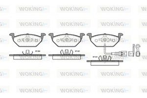 Woking Σετ τακάκια, Δισκόφρενα - P7333.21