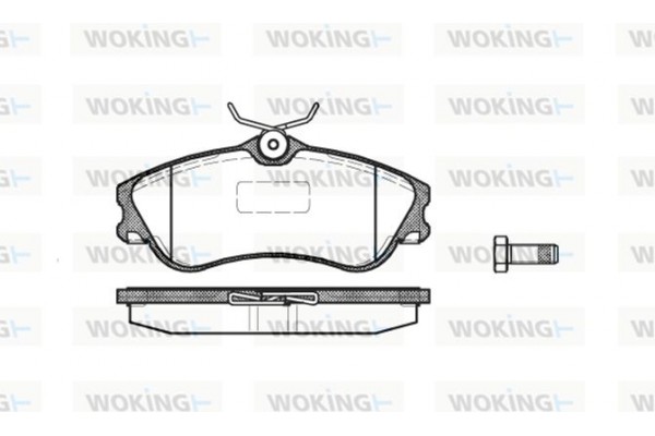 Woking Σετ τακάκια, Δισκόφρενα - P7343.00