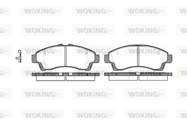 Woking Σετ τακάκια, Δισκόφρενα - P7393.02