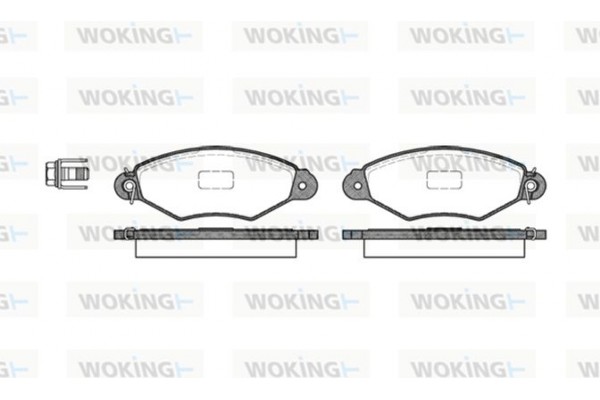 Woking Σετ τακάκια, Δισκόφρενα - P7433.00