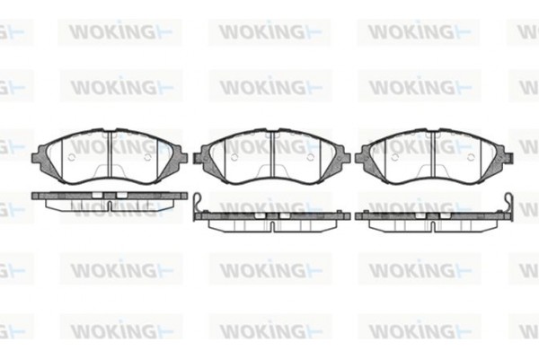 Woking Σετ τακάκια, Δισκόφρενα - P7453.02