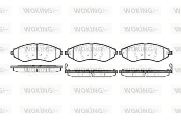 Woking Σετ τακάκια, Δισκόφρενα - P7453.22