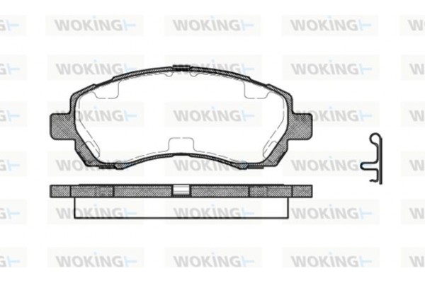 Woking Σετ τακάκια, Δισκόφρενα - P7473.02