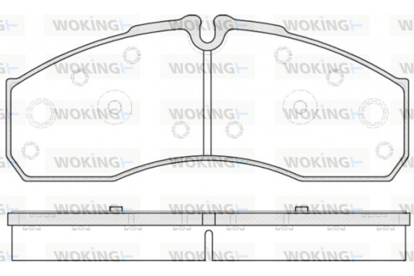 Woking Σετ τακάκια, Δισκόφρενα - P7513.30