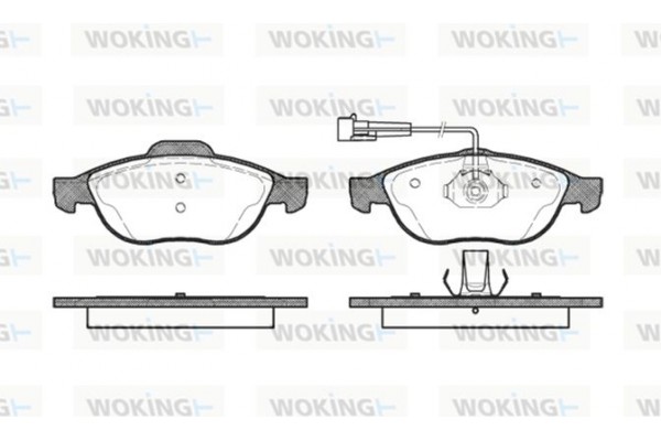 Woking Σετ τακάκια, Δισκόφρενα - P7603.02