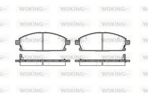Woking Σετ τακάκια, Δισκόφρενα - P7743.12