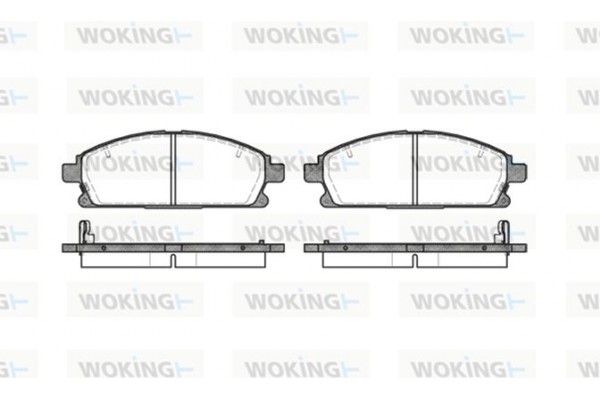 Woking Σετ τακάκια, Δισκόφρενα - P7743.12