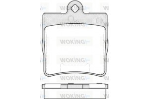 Woking Σετ τακάκια, Δισκόφρενα - P7783.10