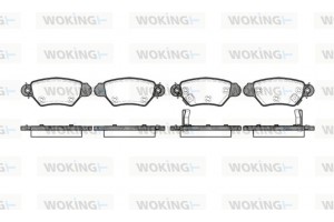 Woking Σετ τακάκια, Δισκόφρενα - P7853.02