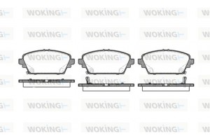 Woking Σετ τακάκια, Δισκόφρενα - P7943.02