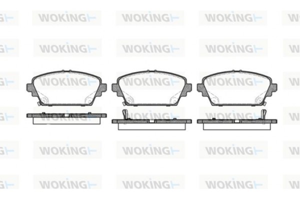 Woking Σετ τακάκια, Δισκόφρενα - P7943.02