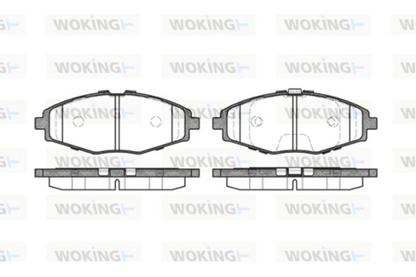 Woking Σετ τακάκια, Δισκόφρενα - P7963.00