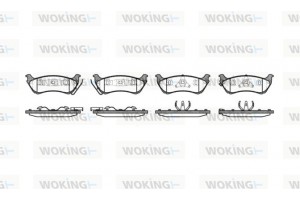 Woking Σετ τακάκια, Δισκόφρενα - P7983.01