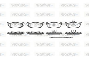 Woking Σετ τακάκια, Δισκόφρενα - P7983.11