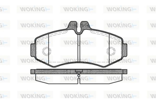 Woking Σετ τακάκια, Δισκόφρενα - P6013.00