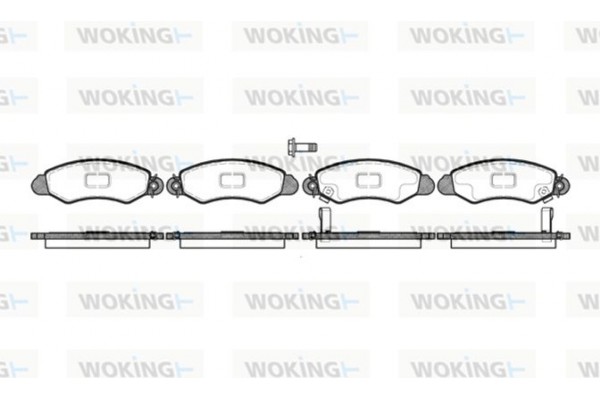 Woking Σετ τακάκια, Δισκόφρενα - P6023.02