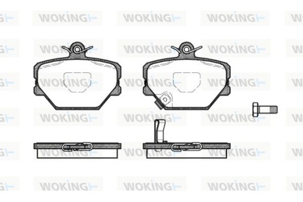 Woking Σετ τακάκια, Δισκόφρενα - P6053.02