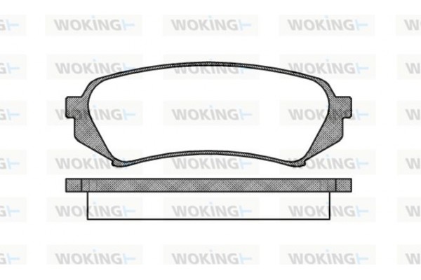 Woking Σετ τακάκια, Δισκόφρενα - P6063.00