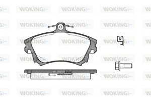 Woking Σετ τακάκια, Δισκόφρενα - P6083.02