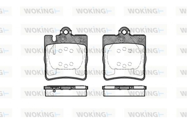 Woking Σετ τακάκια, Δισκόφρενα - P6093.10