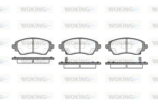 Woking Σετ τακάκια, Δισκόφρενα - P6163.02