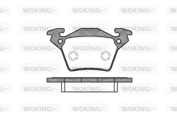 Woking Σετ τακάκια, Δισκόφρενα - P6173.00