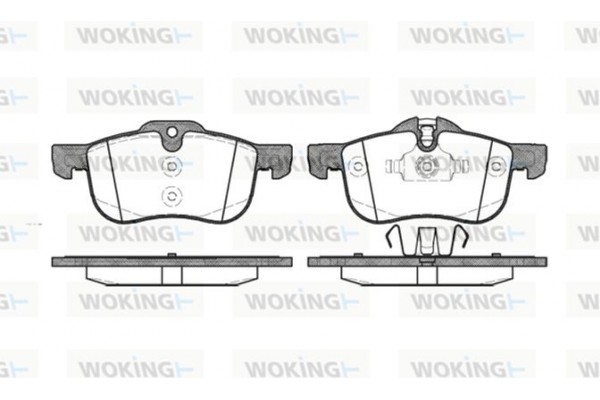 Woking Σετ τακάκια, Δισκόφρενα - P6193.00