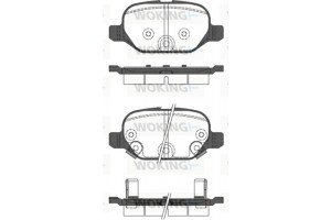 Woking Σετ τακάκια, Δισκόφρενα - P6273.32