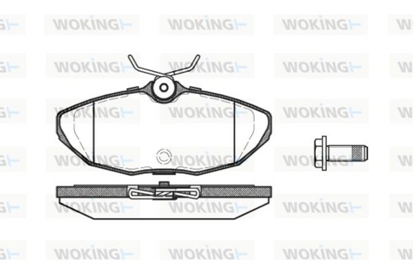 Woking Σετ τακάκια, Δισκόφρενα - P6323.00