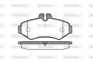 Woking Σετ τακάκια, Δισκόφρενα - P6333.00