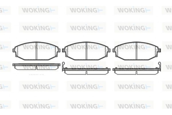 Woking Σετ τακάκια, Δισκόφρενα - P6343.02