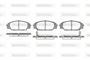 Woking Σετ τακάκια, Δισκόφρενα - P6353.02