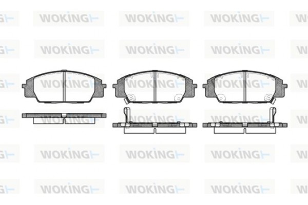 Woking Σετ τακάκια, Δισκόφρενα - P6353.02