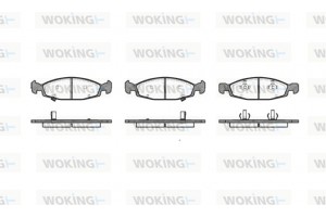 Woking Σετ τακάκια, Δισκόφρενα - P6363.02