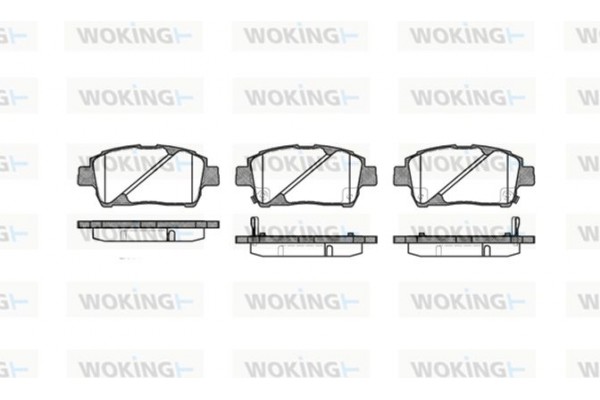 Woking Σετ τακάκια, Δισκόφρενα - P6403.02