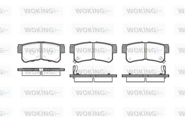 Woking Σετ τακάκια, Δισκόφρενα - P6463.22