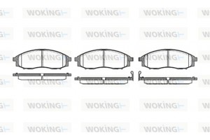 Woking Σετ τακάκια, Δισκόφρενα - P6483.02
