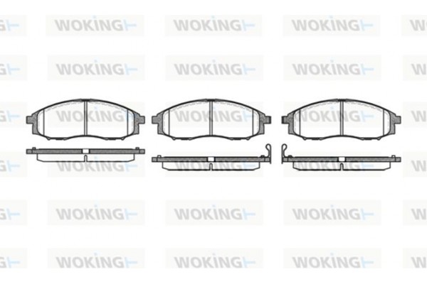 Woking Σετ τακάκια, Δισκόφρενα - P6483.02