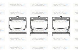 Woking Σετ τακάκια, Δισκόφρενα - P6503.02