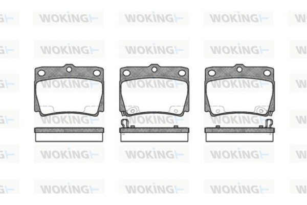 Woking Σετ τακάκια, Δισκόφρενα - P6503.02