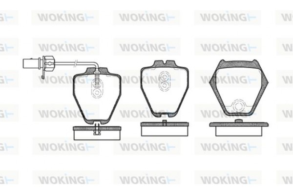 Woking Σετ τακάκια, Δισκόφρενα - P6523.02