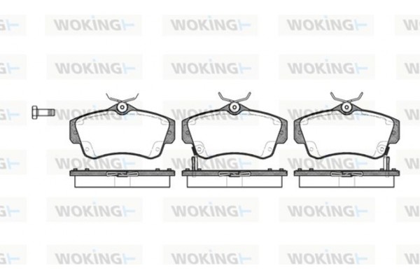 Woking Σετ τακάκια, Δισκόφρενα - P6533.02