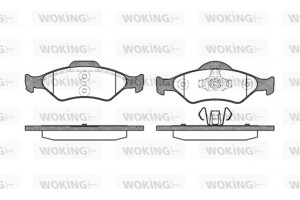 Woking Σετ τακάκια, Δισκόφρενα - P6653.00
