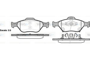 Woking Σετ τακάκια, Δισκόφρενα - P6663.12