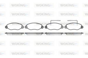 Woking Σετ τακάκια, Δισκόφρενα - P6723.22