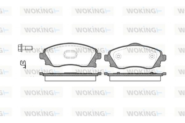 Woking Σετ τακάκια, Δισκόφρενα - P6743.02