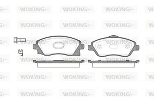 Woking Σετ τακάκια, Δισκόφρενα - P6743.12